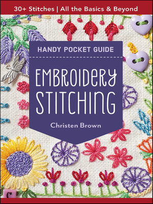 cover image of Embroidery Stitching Handy Pocket Guide